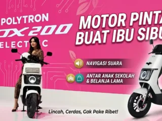Polytron Fox 200: Motor Listrik Lincah Sahabat Baru "Mamah Cantique"