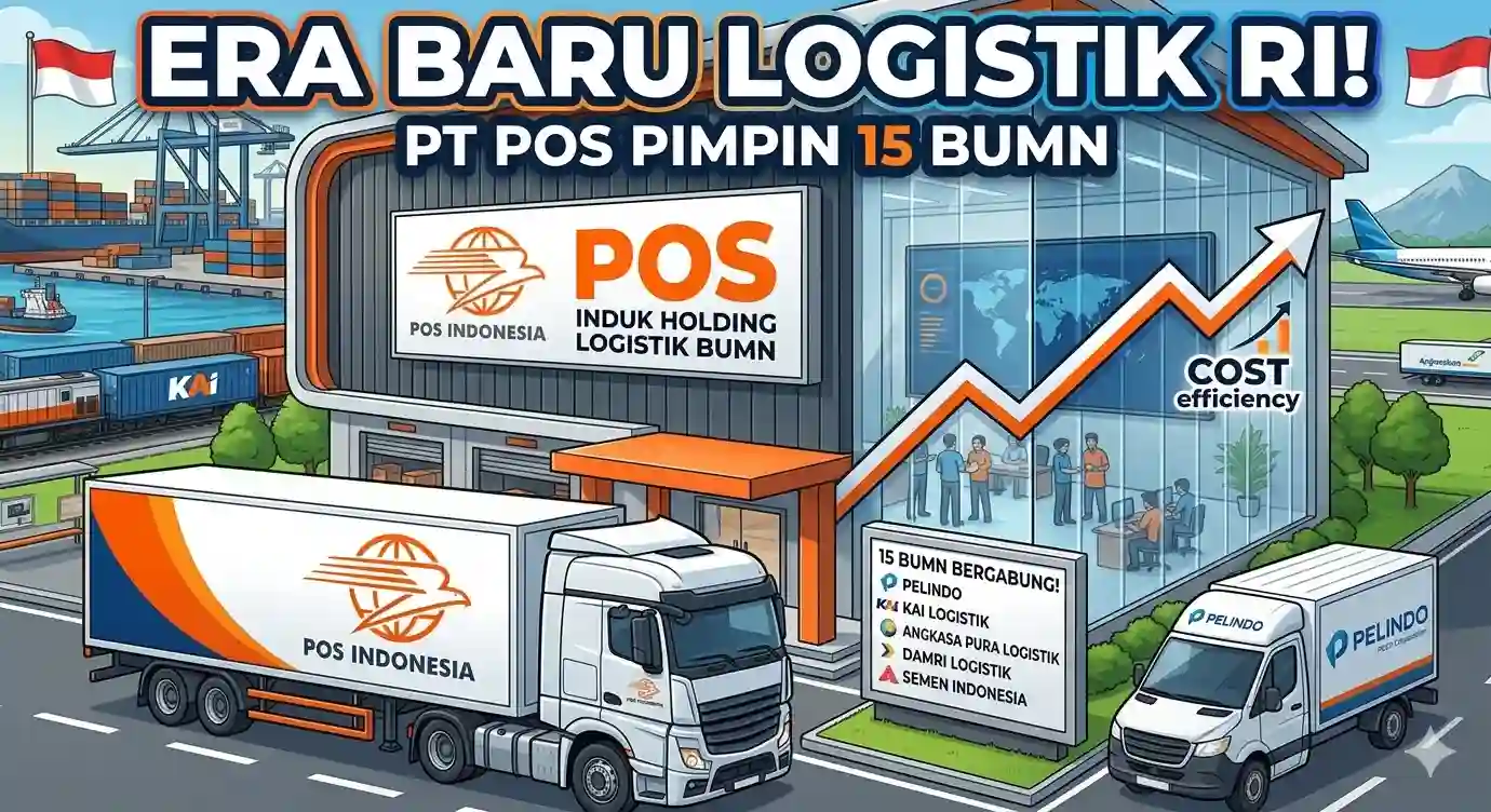 Era Baru Logistik RI: PT Pos Indonesia Pimpin Penggabungan 15 BUMN