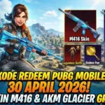 Kode Redeem PUBG Mobile 30 April 2026: Klaim Skin M416 & AKM Glacier Gratis