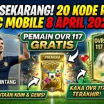 Klaim Sekarang! 20 Kode Redeem FC Mobile 8 April 2026: Dapatkan Pemain OVR 117 Gratis