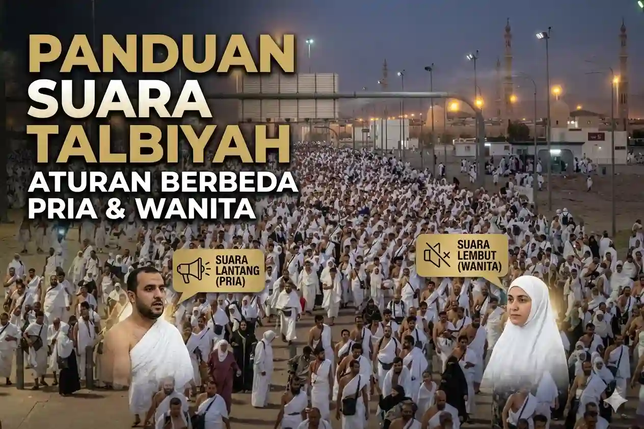 Panduan Suara Talbiyah: Simak Aturan Berbeda untuk Pria dan Wanita