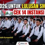 Ini 14 Instansi Pusat Buka Formasi CPNS 2026 untuk Lulusan SMA/SMK