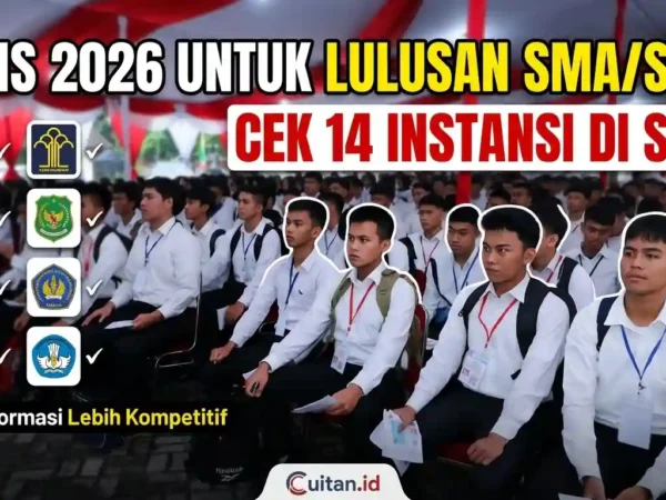 Ini 14 Instansi Pusat Buka Formasi CPNS 2026 untuk Lulusan SMA/SMK