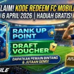 Sikat Sekarang! Kode Redeem FC Mobile 6 April 2026: Banjir Rank Up & Draft Voucher