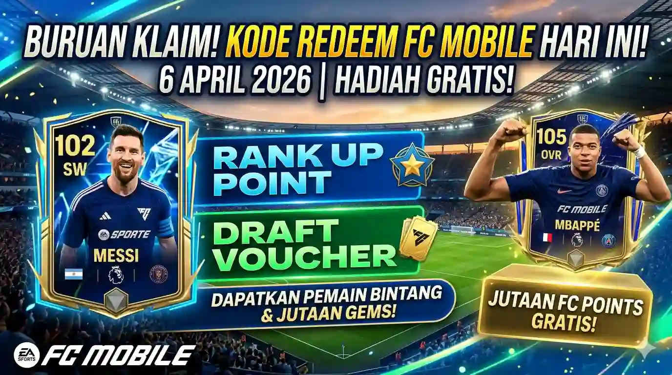 Kode Redeem FC Mobile 6 April 2026