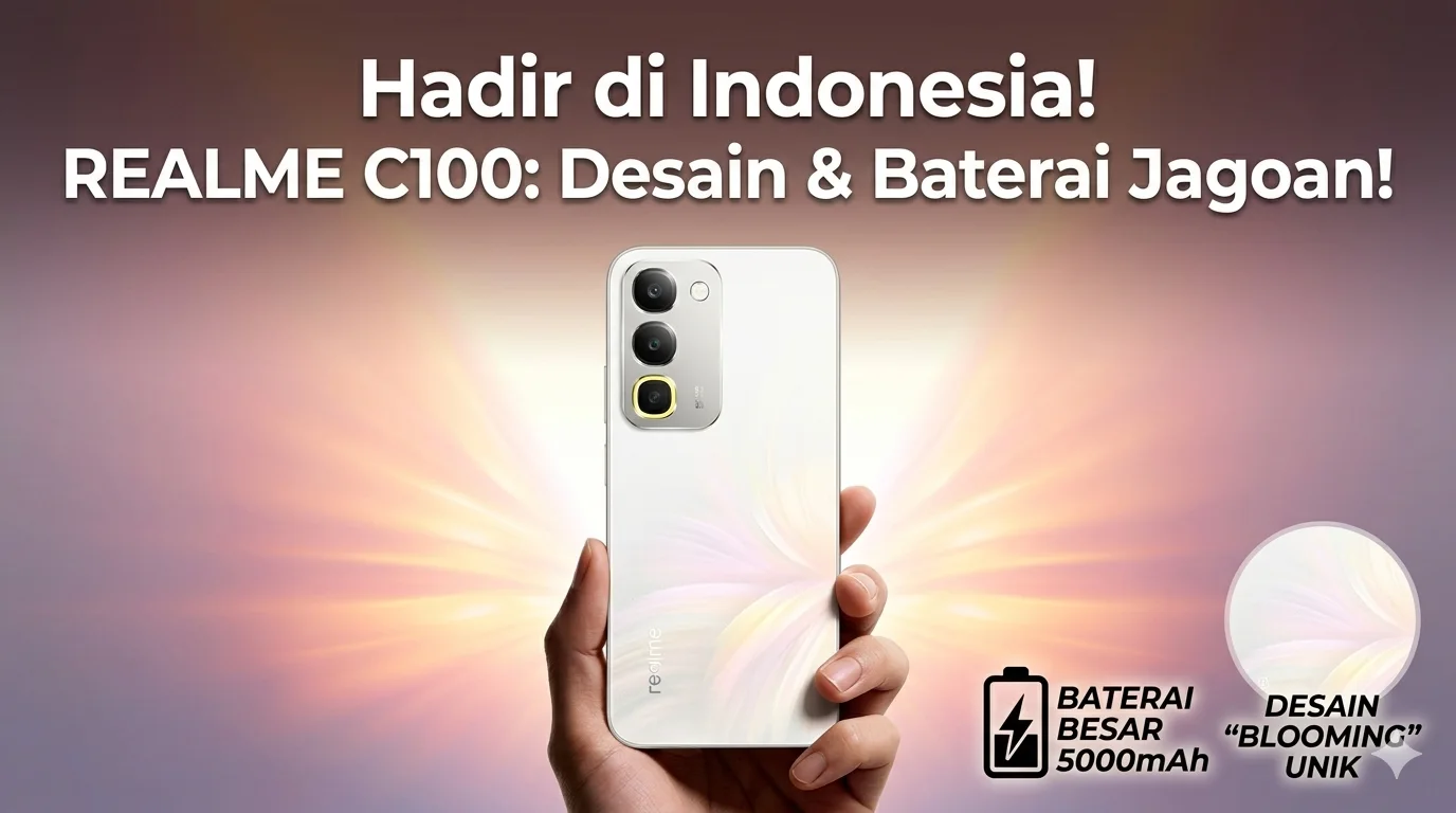 Realme C100 Series Segera Sapa Indonesia, Bawa Desain Estetik dan Baterai Awet