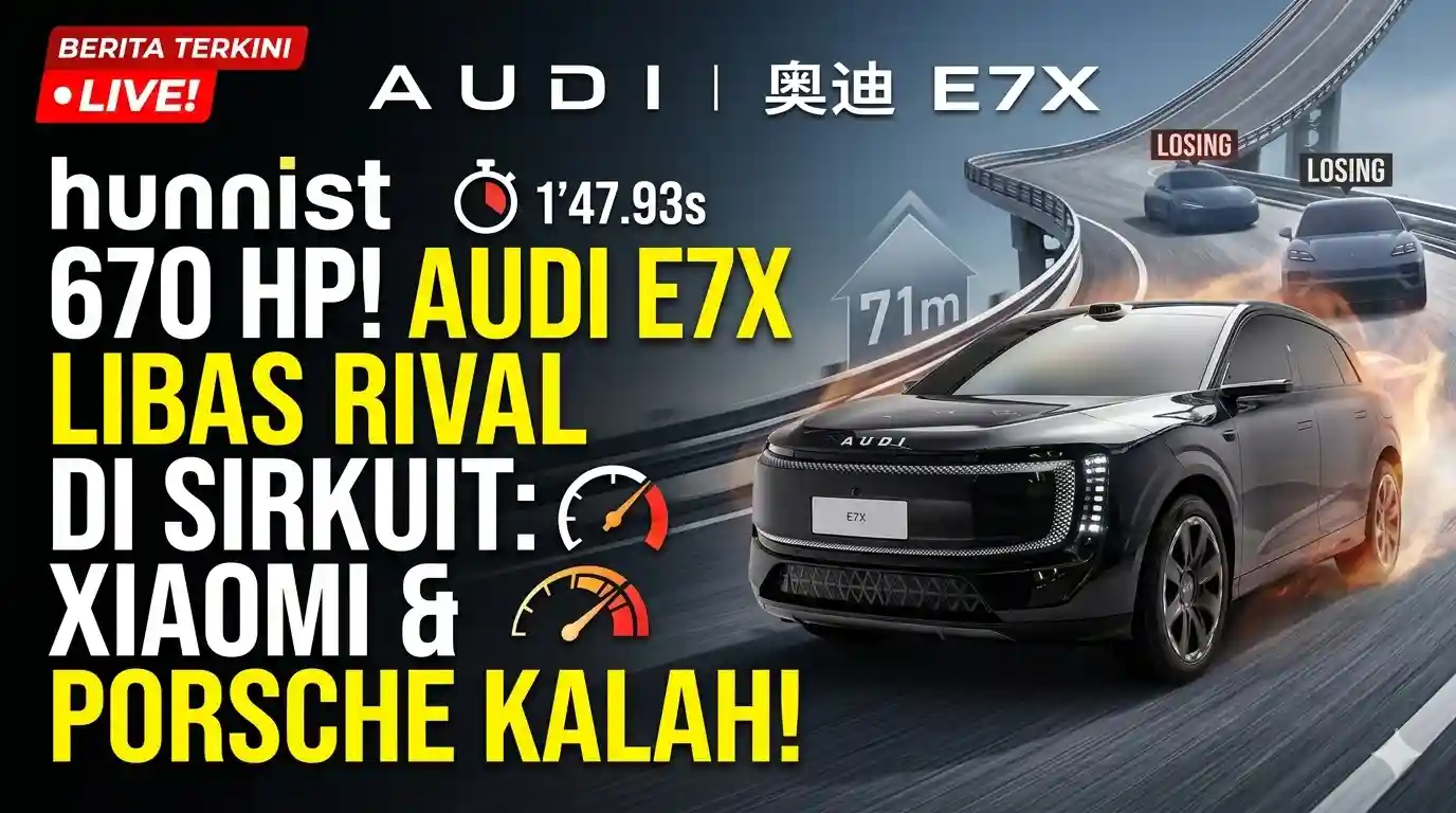 Audi E7X 2026: SUV Listrik yang Libas Rival di Sirkuit