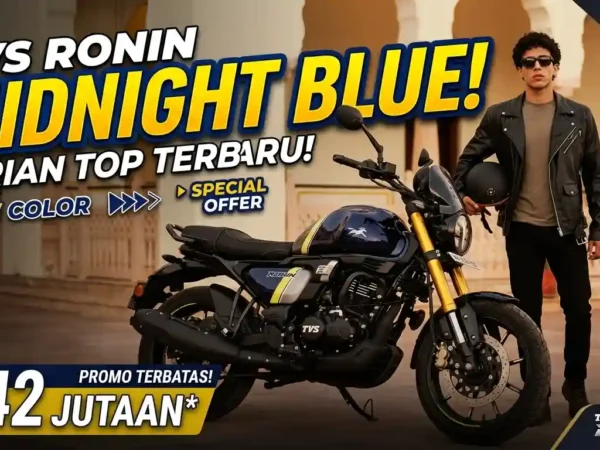 TVS Ronin Midnight Blue: Tampil Lebih Eksklusif dengan Warna Premium