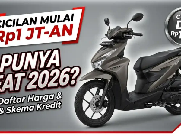 Cicilan Honda BeAT 2026: Cuma 1 Jutaan, Bawa Pulang Skutik Terlaris