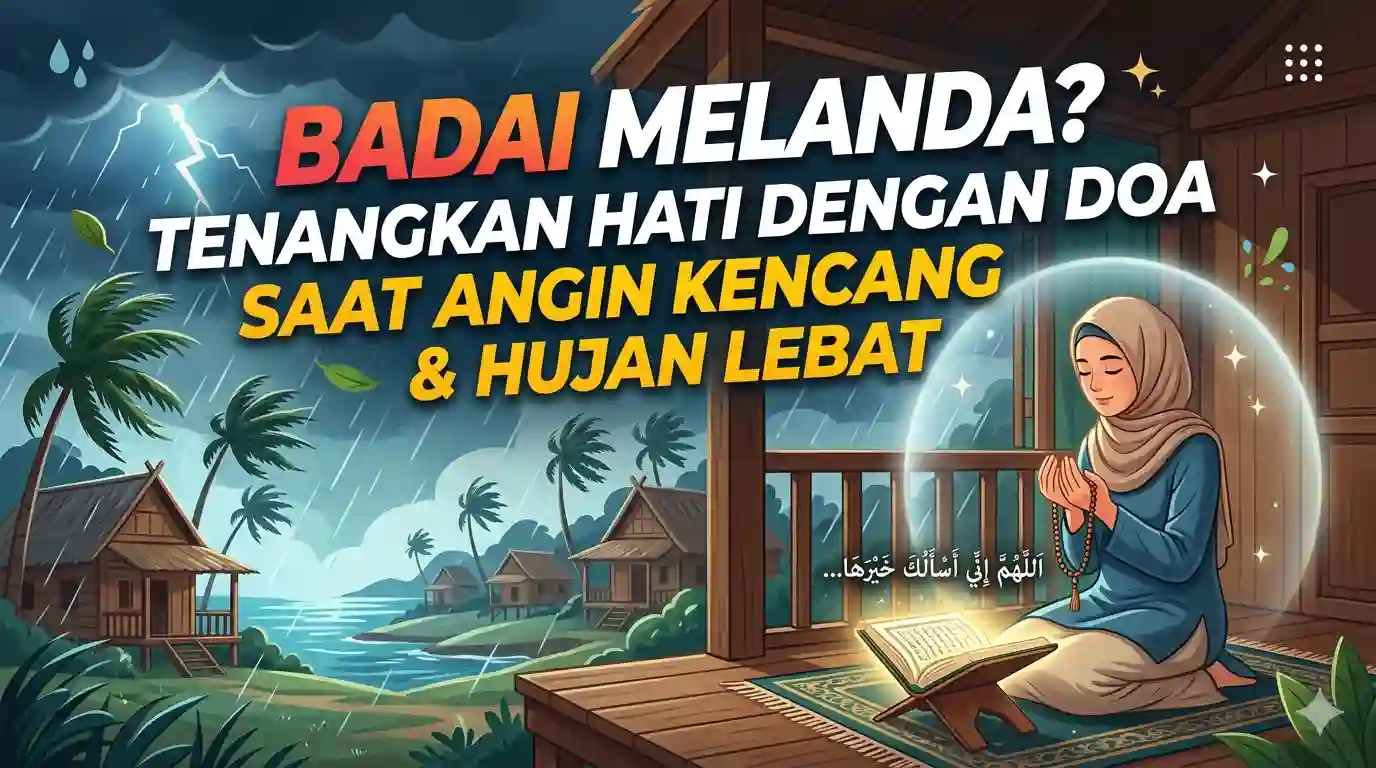 Doa Saat Angin Kencang dan Hujan Lebat Ini