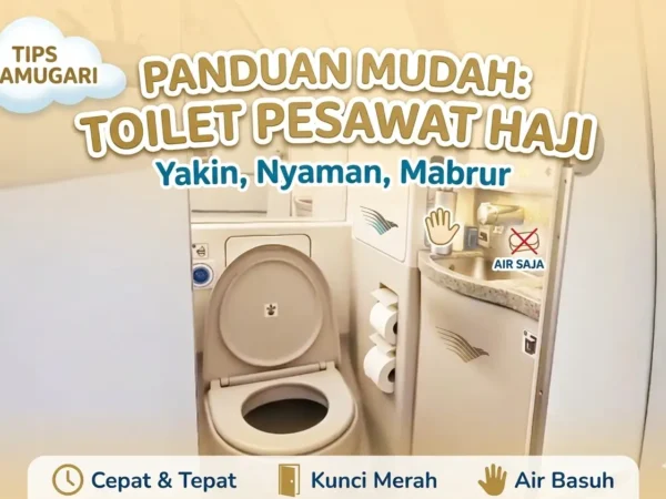 Nyaman di Udara: Panduan Mudah Gunakan Toilet Pesawat untuk Jemaah Haji
