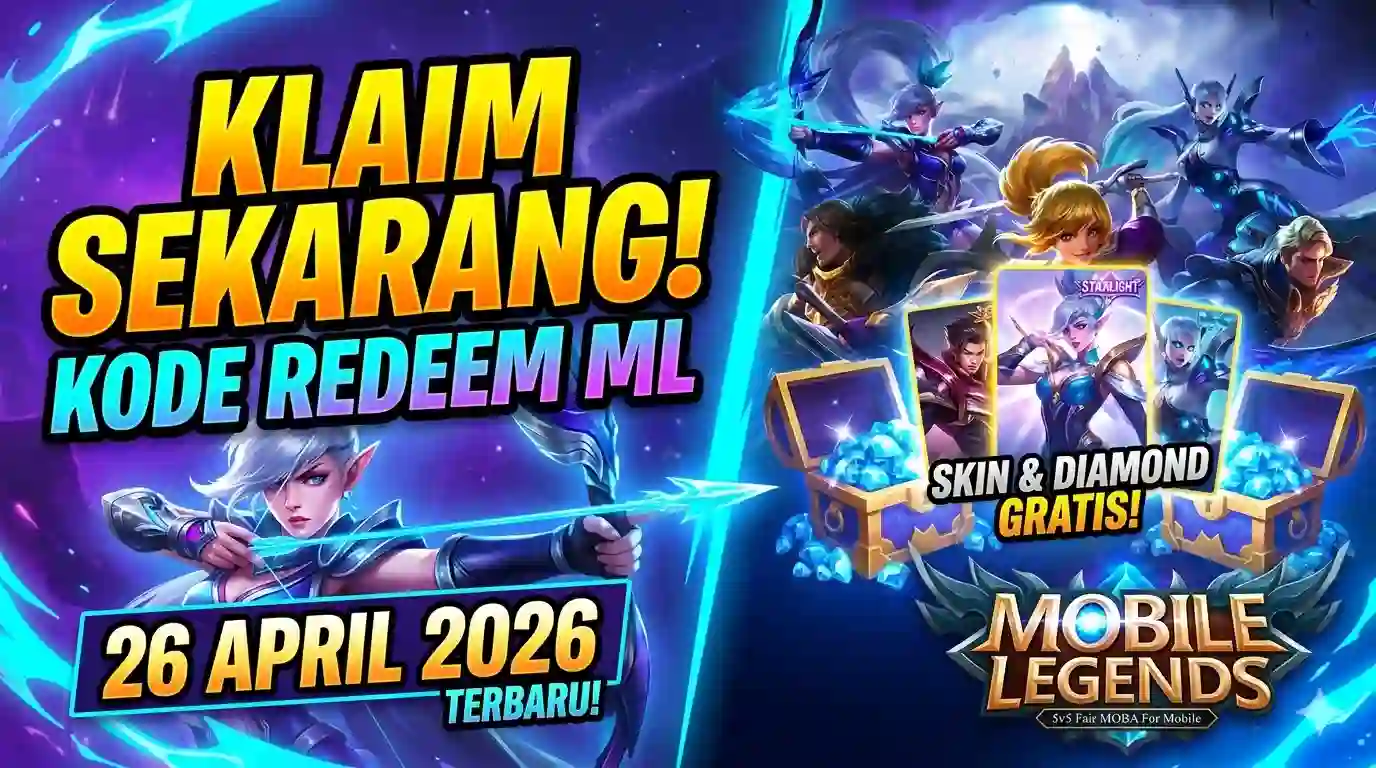 Kode Redeem Mobile Legends Terbaru 26 April 2026