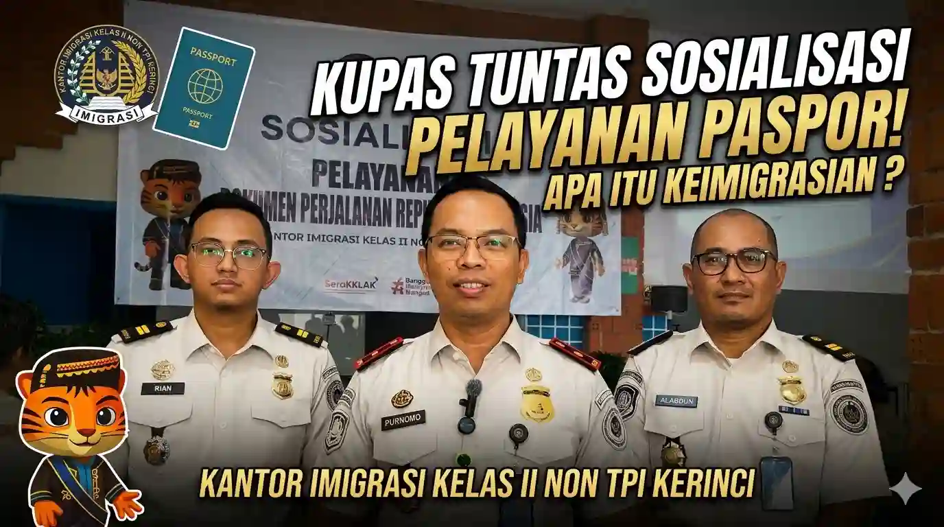 Imigrasi Kerinci Mudahkan Layanan Paspor Lewat Inovasi Digital