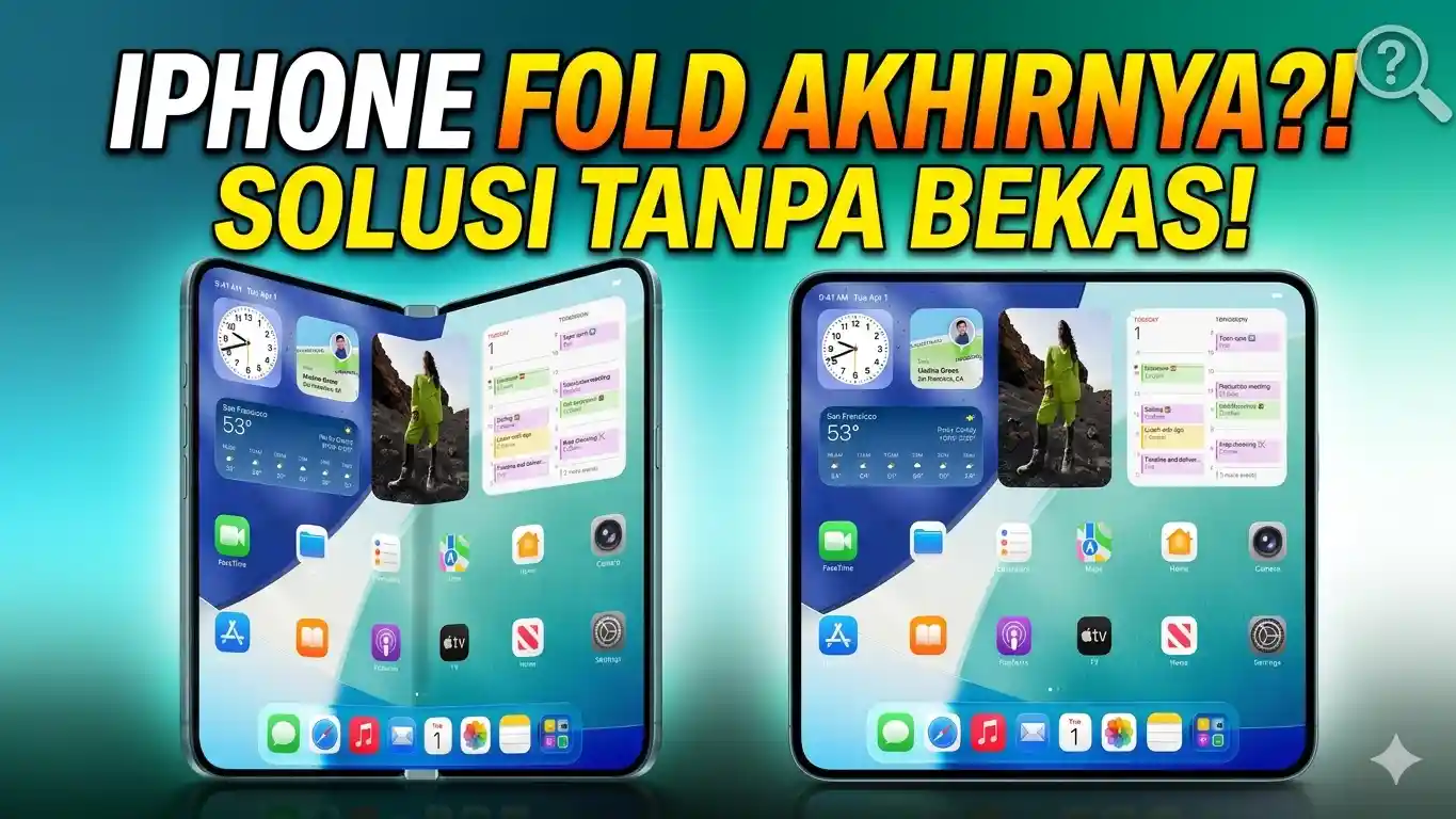 iPhone Fold: Akhir Penantian Ponsel Lipat Tanpa Bekas Garis