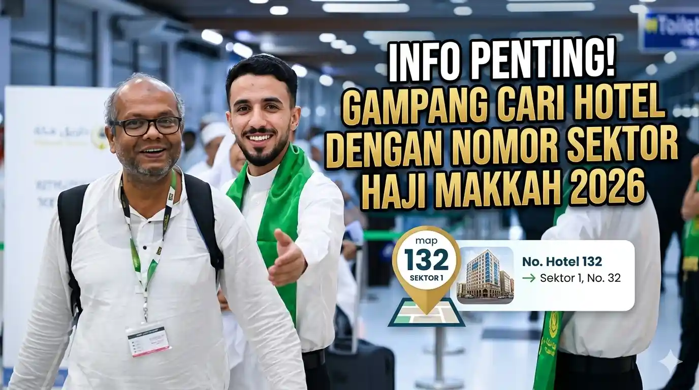 Cara Mudah Jemaah Haji Indonesia Cari Hotel di Makkah