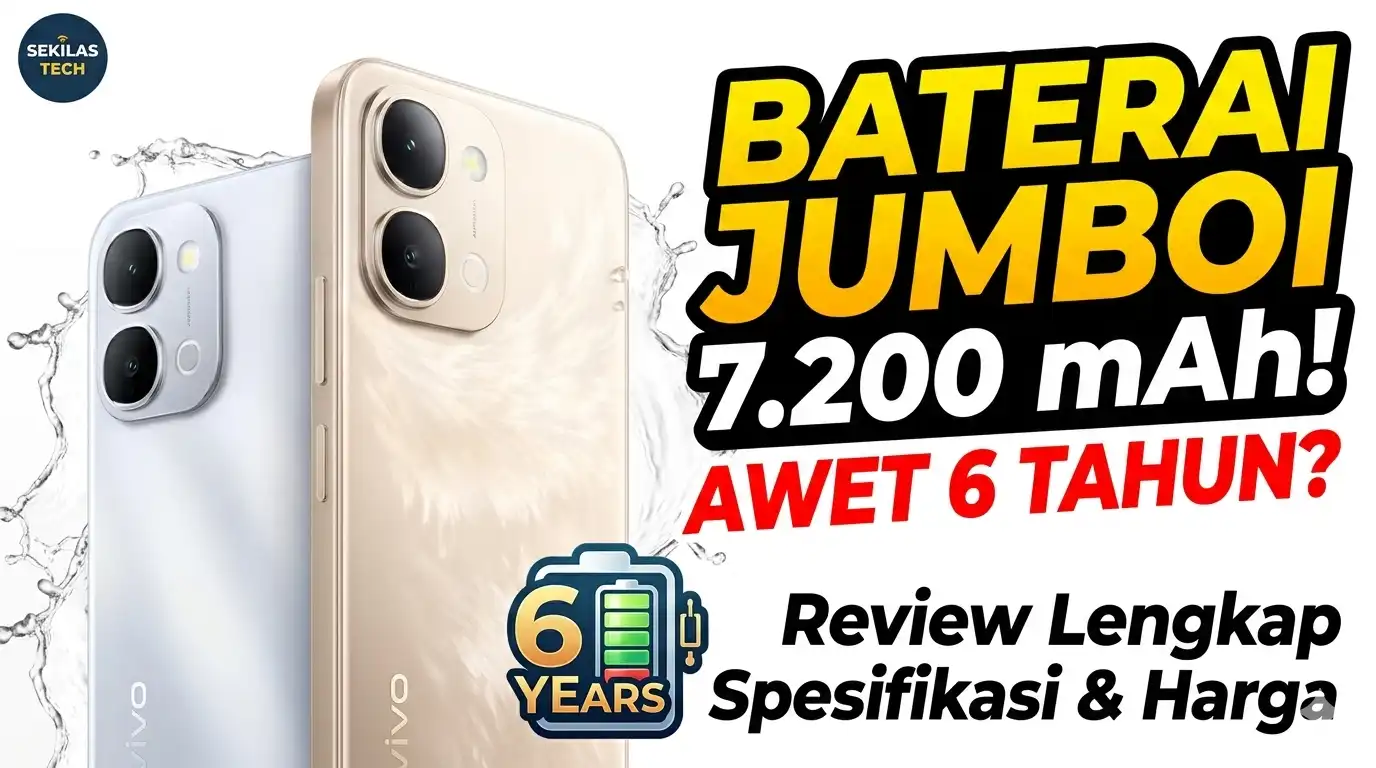 Vivo Y6 5G Meluncur: Baterai 7.200 mAh yang Awet Hingga 6 Tahun