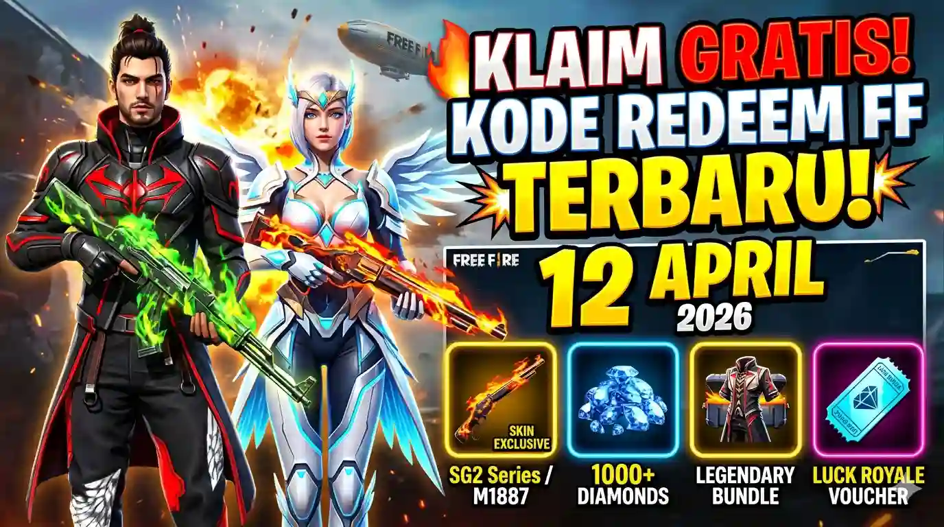 Kode Redeem FF Terbaru 12 April 2026