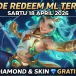 Klaim Hadiahnya! Kode Redeem ML Terbaru Sabtu 18 April 2026: Ada Skin & Diamond Gratis