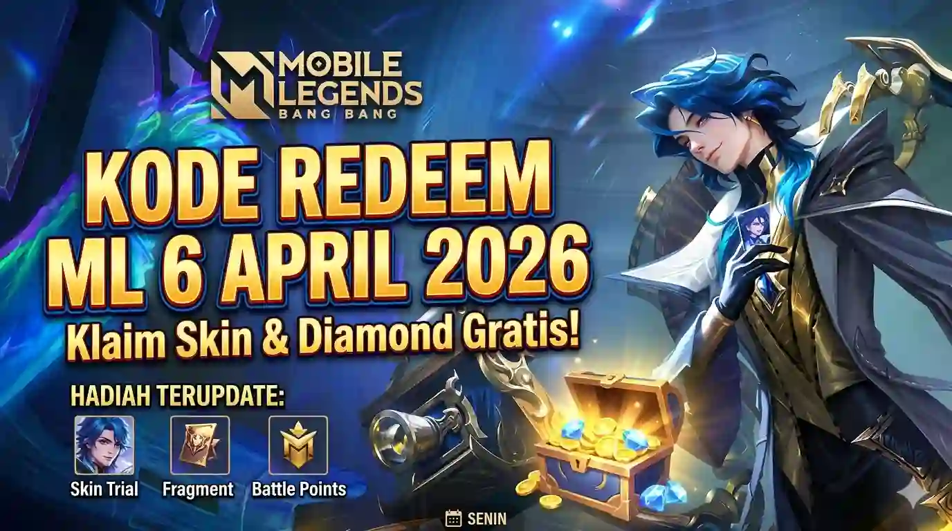 Kode Redeem ML Terbaru 6 April 2026