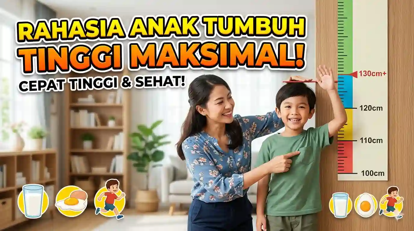 Rahasia Agar Anak Tumbuh Tinggi Maksimal