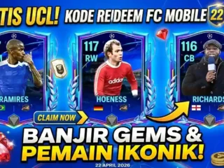 Update Kode Redeem FC Mobile 22 April 2026: Ambil Gems dan Pemain Bintang Sekarang