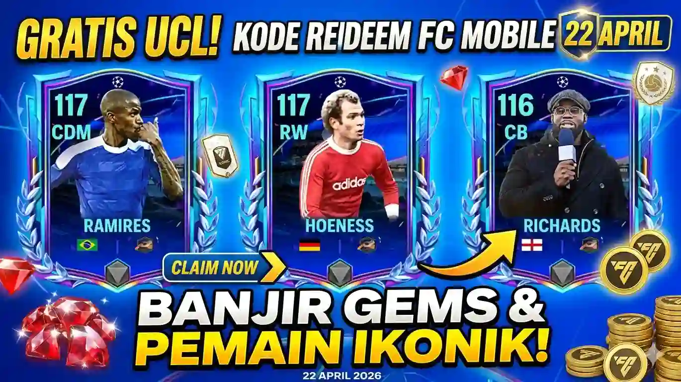 Kode Redeem FC Mobile 22 April 2026