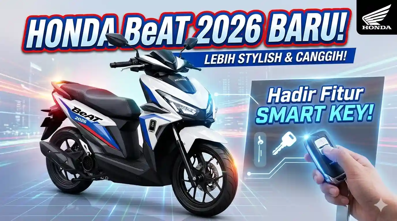 Gaya Baru Honda BeAT 2026: Skutik Sejuta Umat Kini Makin Pintar