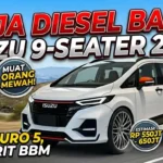 Raja Diesel Baru! Isuzu 2026 Muat 9 Orang, Lebih Mewah dan Irit