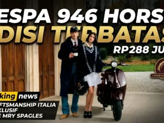 Vespa 946 Horse Meluncur: Edisi Terbatas Rp288 Juta