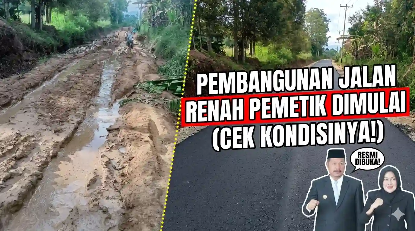 Pembangunan Jalan Renah Pemetik Dimulai, Warga Kerinci Sambut Antusias