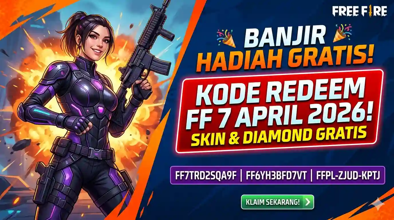 Kode Redeem FF Terbaru 7 April 2026