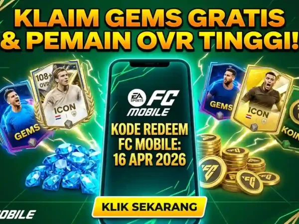 Kode Redeem FC Mobile 16 April 2026: Klaim Gems & Pemain OVR Tinggi