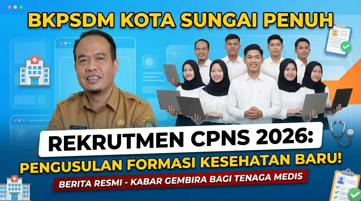 Pemkot Sungai Penuh Usulkan 31 Formasi