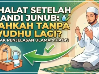 Bolehkah Langsung Salat Setelah Mandi Junub Tanpa Wudhu Lagi?