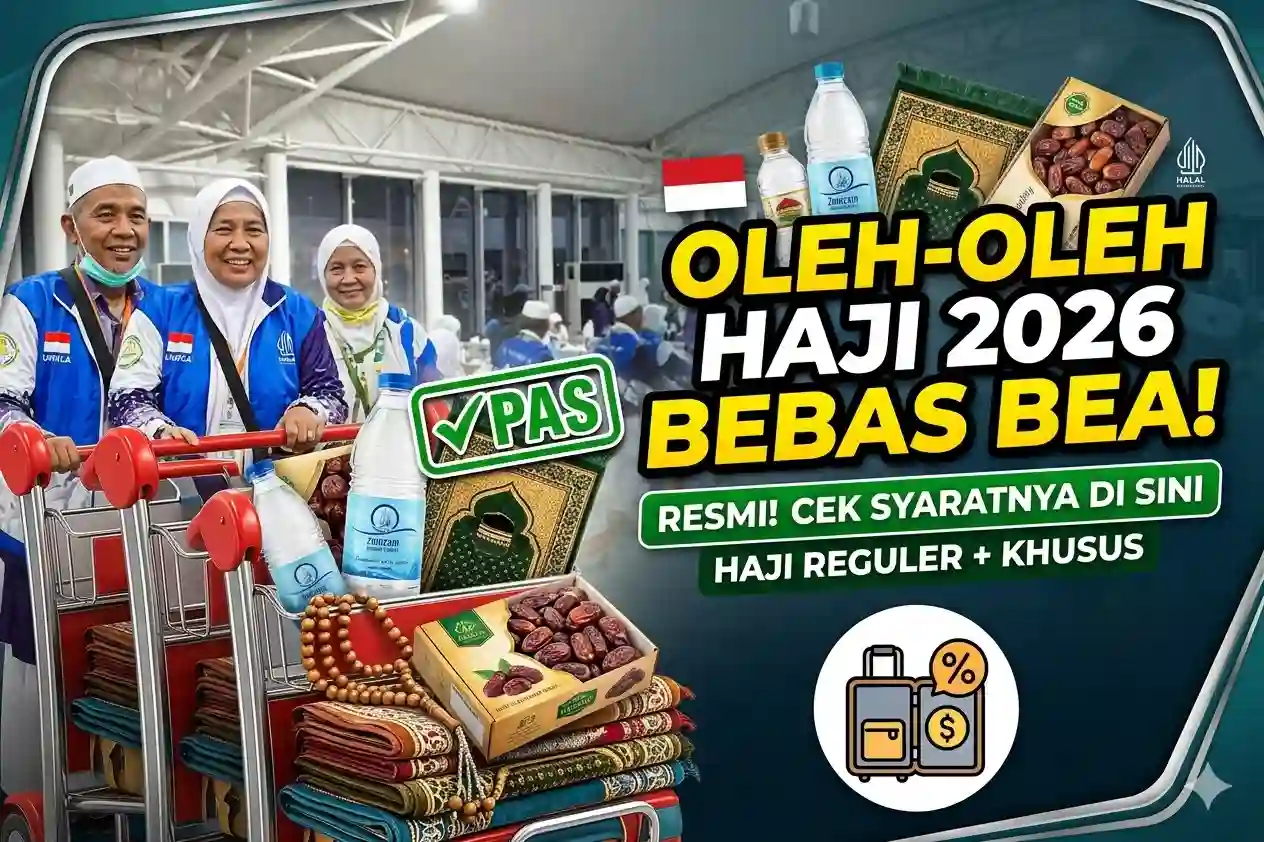 Jemaah Haji 2026 Bebas Bea Masuk Oleh-Oleh