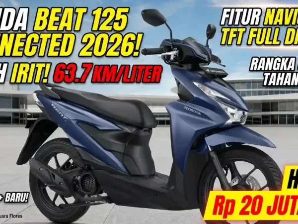 Honda Beat 125 Connected 2026: Makin Irit dan Canggih dengan Fitur Navigasi