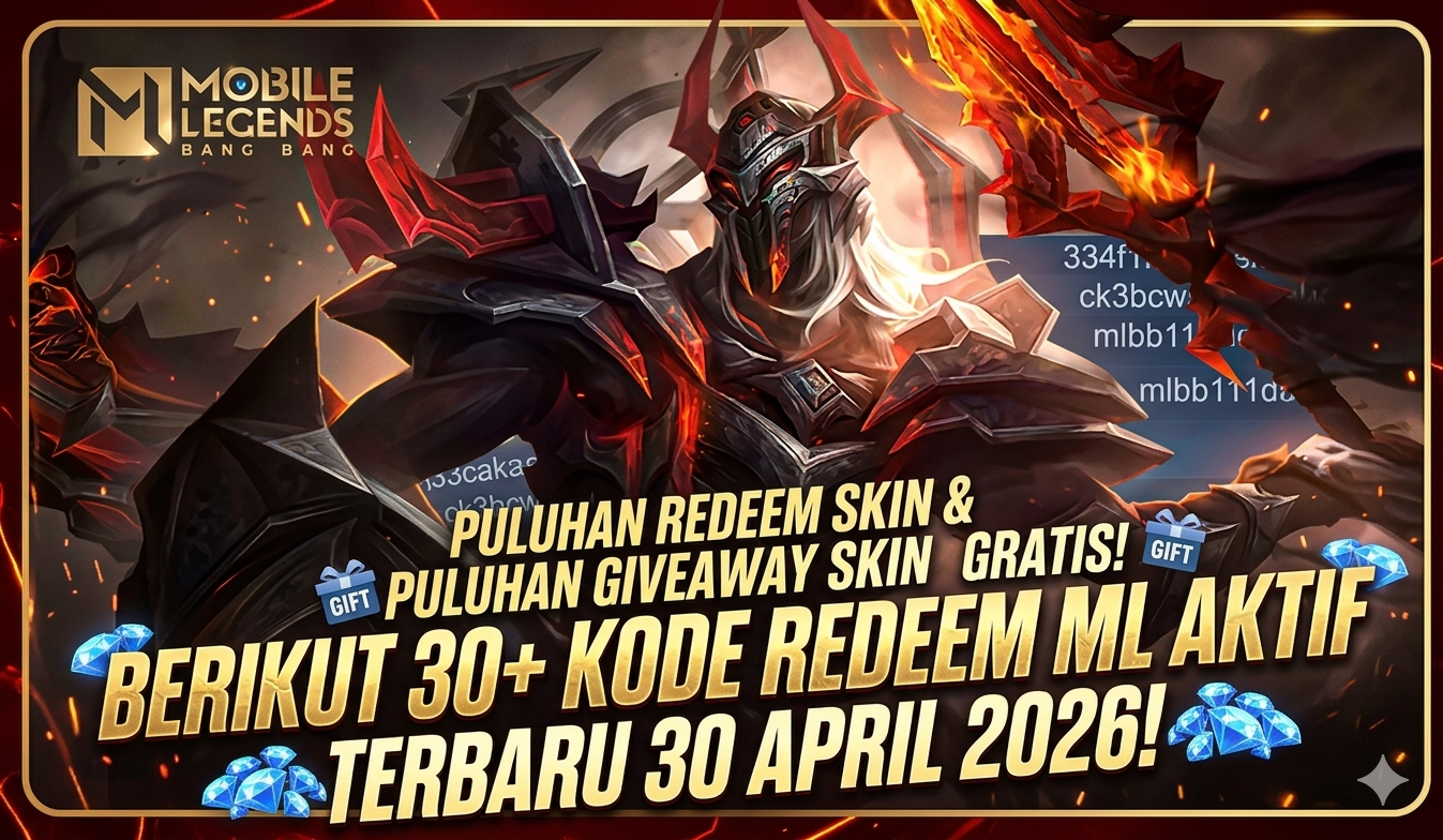 Kode Redeem ML Terbaru 30 April 2026