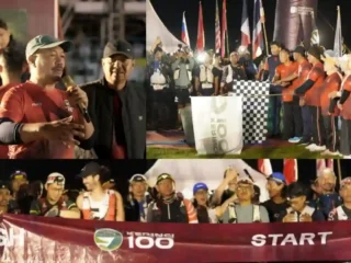 Flag Off Kerinci 100: Bupati Monadi Lepas Ratusan Pelari Dunia