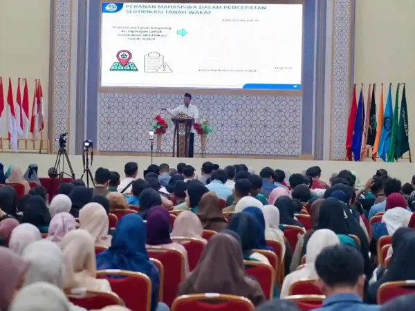 Menteri Nusron Dorong Mahasiswa Pahami Nilai Ekonomi Tanah di Palu