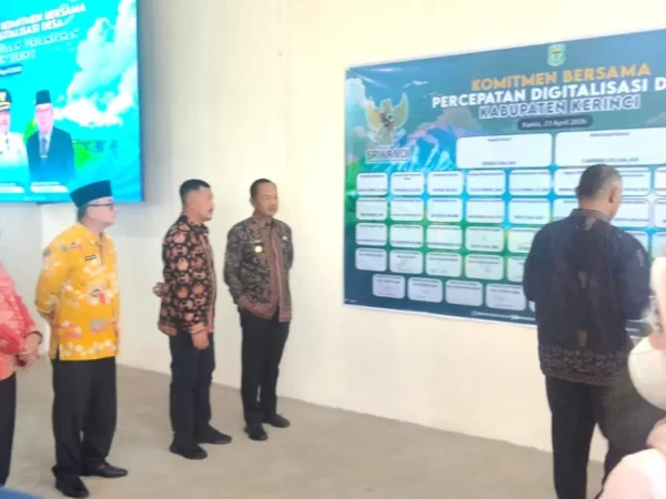 Bupati Monadi Percepat Digitalisasi Desa, Wujudkan Kerinci Berdaya Saing
