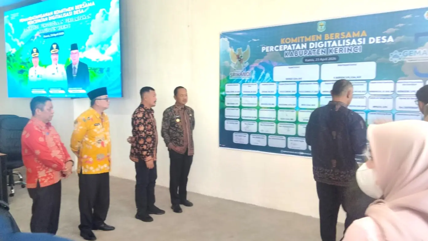 Bupati Monadi Percepat Digitalisasi Desa, Wujudkan Kerinci Berdaya Saing