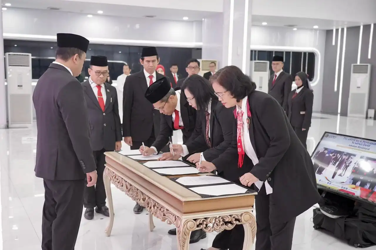 Menteri Nusron Wahid Dorong Reformasi SDM, Lantik 85 Pejabat Baru ATR/BPN