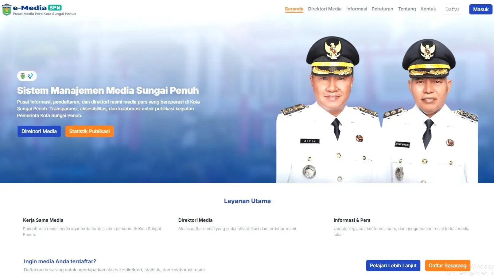 Sungai Penuh Kini Punya e-Media, Urusan Pers Jadi Lebih Mudah