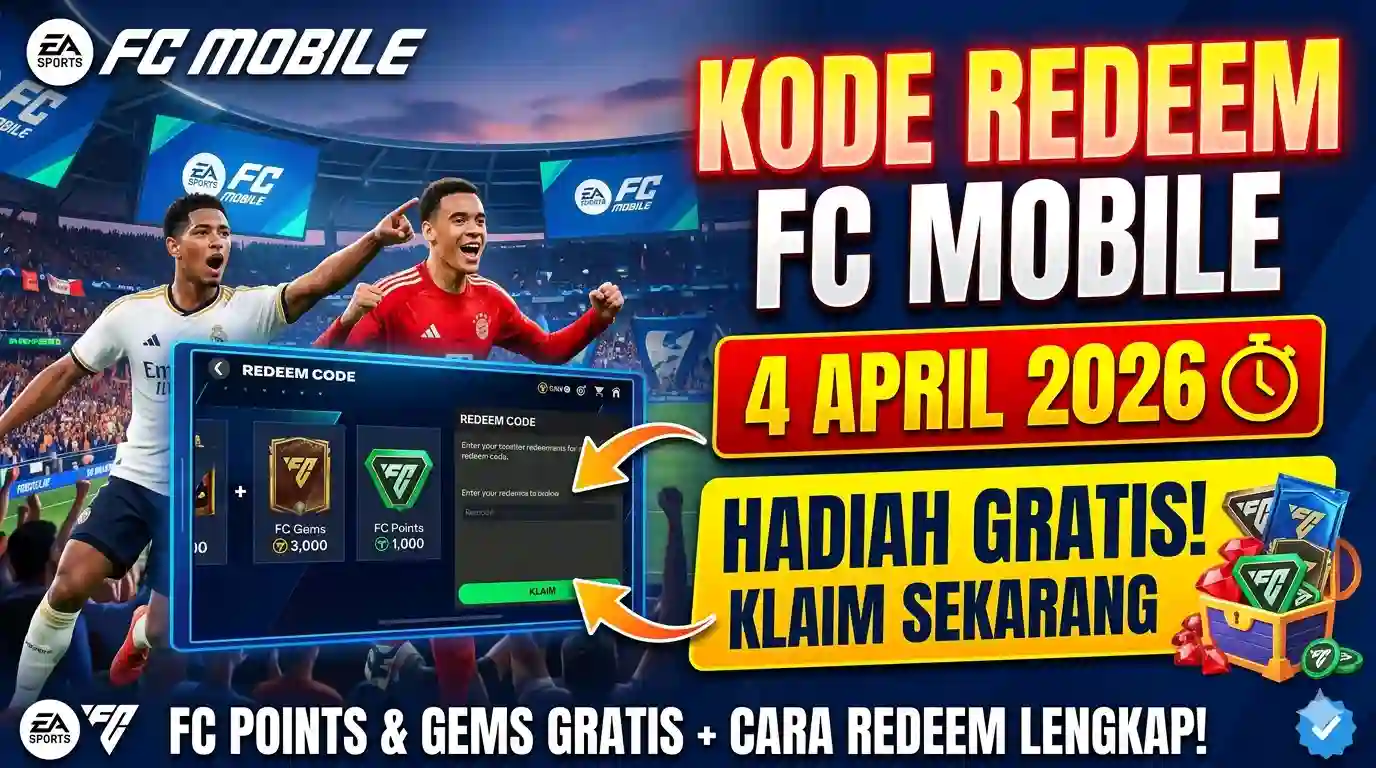 Kode Redeem FC Mobile Terbaru 4 April 2026