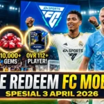 Kode Redeem FC Mobile 3 April 2026: Klaim 9,9 Juta FC Points Gratis