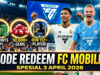 Kode Redeem FC Mobile 3 April 2026: Klaim 9,9 Juta FC Points Gratis