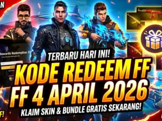 Buruan Klaim! Kode Redeem FF 4 April 2026: Skin Eksklusif & Bundle Gratis