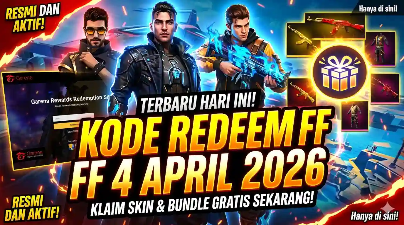 Kode Redeem FF 4 April 2026
