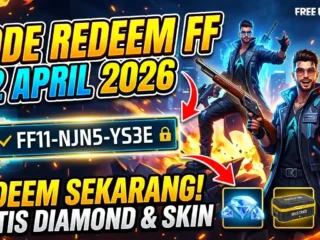 Kode Redeem FF 2 April 2026: Klaim Skin, Diamond, dan Emote Gratis Hari Ini