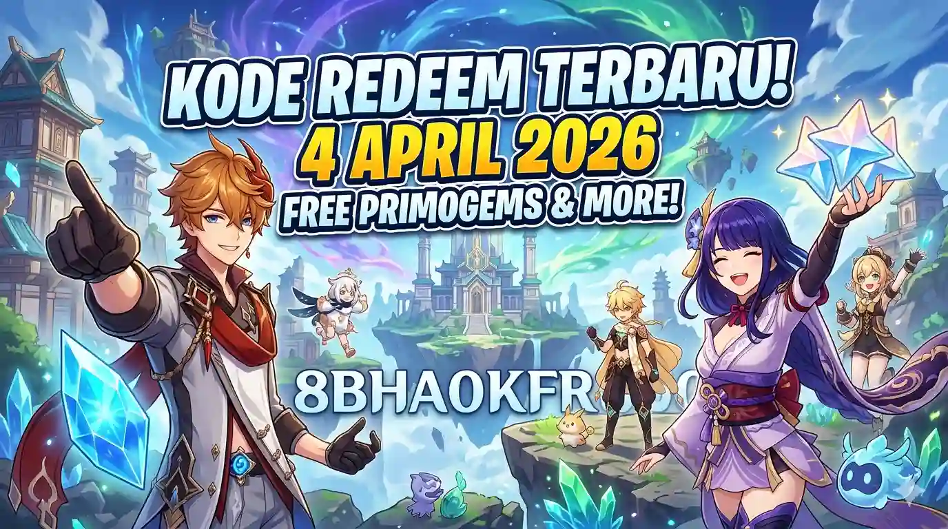 Klaim Kode Redeem Genshin Impact 4 April 2026